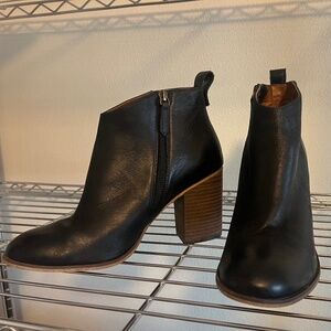 BP Black leather booties